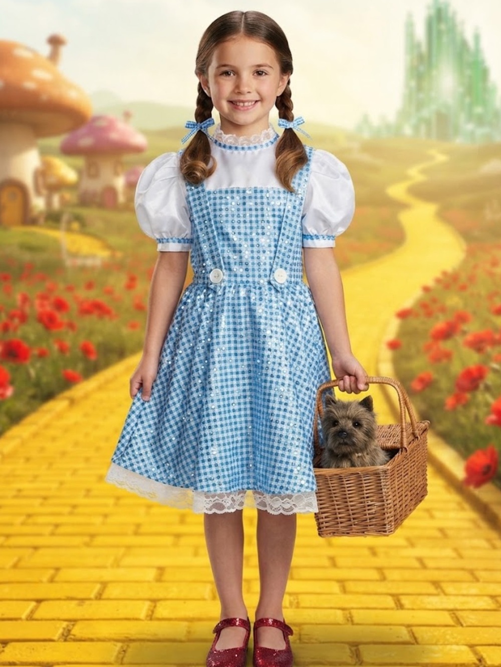 Rubies Dorthy dress costume Wizard of Oz girls Sz M